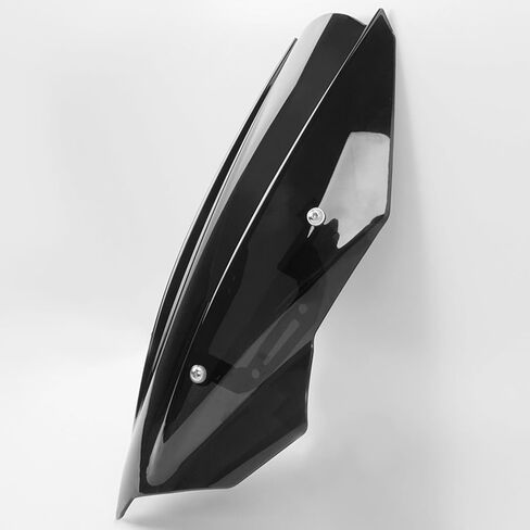 Motorcycle Windshield Deflector with Bracket Double Bubble Windscreen Fit for Z400 Z 400 2019 2020 2021 2022 2023 2024 Wind Shield Screen Visor Flyscreen, Black in Saudi Arabia