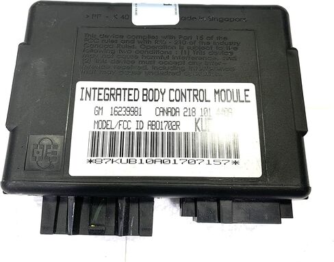 وحدة التحكم في الجسم BCM لـ 97-02 شيفروليه كامارو بونتياك فايربيرد F-Body KUB 16239981 إعادة بناء المكونات والتشغيل in Kuwait
