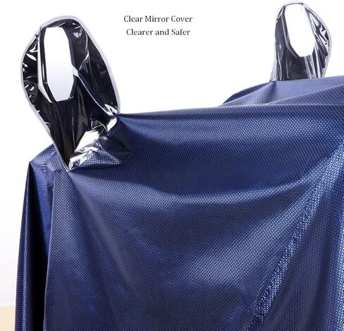 Cycling Raincoat,Oxford Hooded Rain Poncho for Bike,Ebike,Motorcycle, Mobility Scooter,Unisex Windproof Rain Cape(4X-Large) in Saudi Arabia