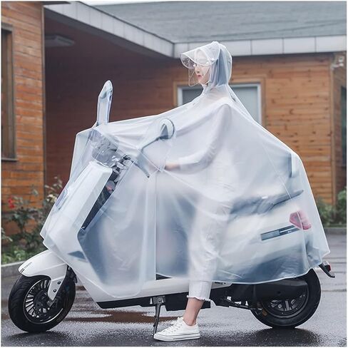 معطف واق من مقاوم للماء ، معطف واقٍ من الأمطار ، PVC مقننه المقنع للدراجات ، Ebike ، دراجة نارية ، سكوتر للتنقل in Kuwait