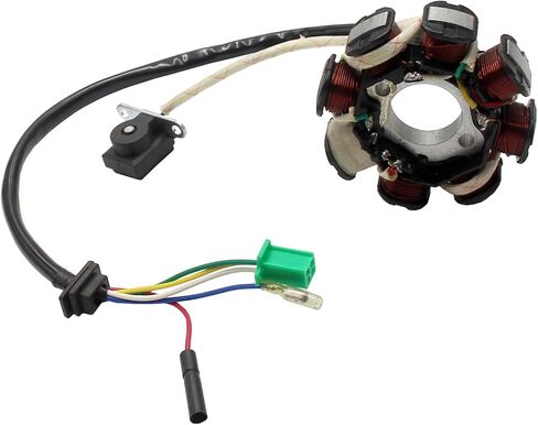 8 Coil Pole Magneto Flywheel Stator for GY6 125cc 150cc Scooter PIT Quad Dirt Bike ATV Go Kart Moped AC 5 Wires in Saudi Arabia