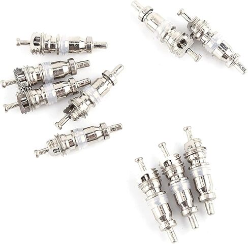 إصلاح حالة الهواء ، مجموعة من حشية خرطوم HVAC ، 71 مساءً أداة إصلاح أدوات إصلاح حالة الهواء 10pcs النوى 50pcs خرطوم الغشات 10pc الصمامات in Kuwait