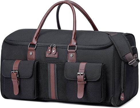 Carry On Darment Bag for Travel ، أكياس داكت قابلة للتحويل للرجال للرجال - 2 في 1 حقيبة سفر معلقة بأكياس السفر مع مقصورة الأحذية in Kuwait