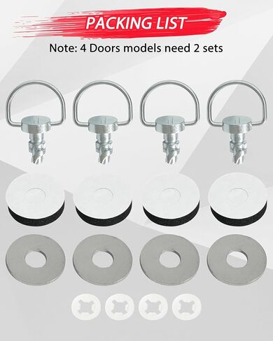 SAUTVS X3 Roof Pins Quick Release Bolts for Can-Am Maverick X3, Roof Screw Bolt Fastener Kit for Can Am Maverick X3 / X3 MAX 2017-2025 Accessories (4 Sets, Replace OEM #715003815) in Saudi Arabia