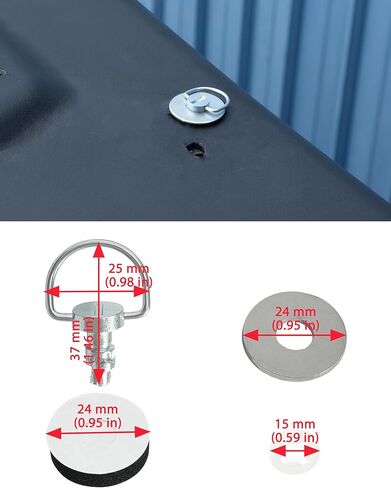 SAUTVS X3 Roof Pins Quick Release Bolts for Can-Am Maverick X3, Roof Screw Bolt Fastener Kit for Can Am Maverick X3 / X3 MAX 2017-2025 Accessories (4 Sets, Replace OEM #715003815) in Saudi Arabia