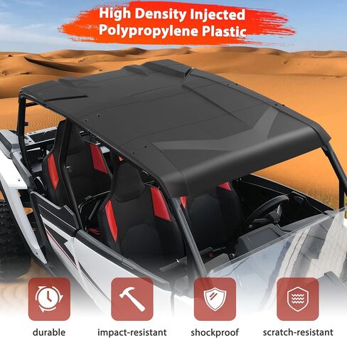 5PCS Combination Plastic Roof Top for Polaris RZR XP 4 1000 Ultimate/Sport/Premium 2024 2025 4 Doors Accessories, Replace #2884554 in Saudi Arabia