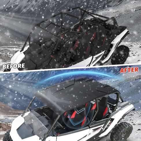 5PCS Combination Plastic Roof Top for Polaris RZR XP 4 1000 Ultimate/Sport/Premium 2024 2025 4 Doors Accessories, Replace #2884554 in Saudi Arabia