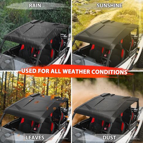 5PCS Combination Plastic Roof Top for Polaris RZR XP 4 1000 Ultimate/Sport/Premium 2024 2025 4 Doors Accessories, Replace #2884554 in Saudi Arabia