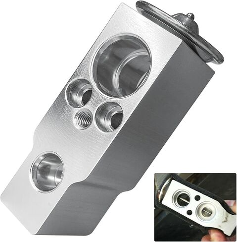 KUTTIADY A/C Expansion Valve, Metal Anti-Wear Steam Engine Air Conditioning Expansion Valve for Toyota, Honda, Lexus, Jaguar Land Rover, Suzuki, A/C System Repair Accessories for Most Cars Trucks SUVs in Kuwait