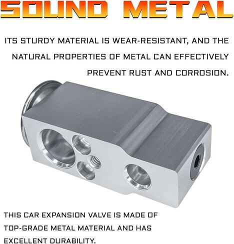 KUTTIADY A/C Expansion Valve, Metal Anti-Wear Steam Engine Air Conditioning Expansion Valve for Toyota, Honda, Lexus, Jaguar Land Rover, Suzuki, A/C System Repair Accessories for Most Cars Trucks SUVs in Kuwait