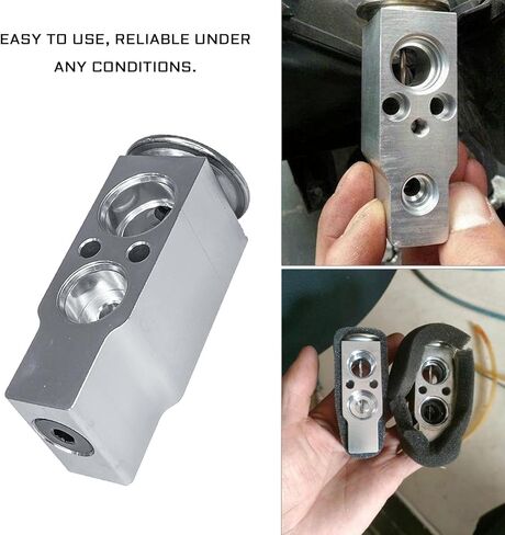 KUTTIADY A/C Expansion Valve, Metal Anti-Wear Steam Engine Air Conditioning Expansion Valve for Toyota, Honda, Lexus, Jaguar Land Rover, Suzuki, A/C System Repair Accessories for Most Cars Trucks SUVs in Kuwait