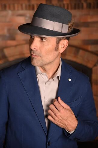 Quickstep Hat 100% Fine Wool Felt Fedora Crushable Teardrop | Grosgrain and Feather, 2 1/8 inch Brim | Fedora Hat in Kuwait