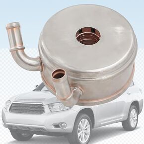 Engine Oil Cooler Compatible with Toyota Highlander 2008-2016, Toyota Sienna 2007-2016, Lexus RX350 2007-2015 Replace 15710-31020 15710-31021
