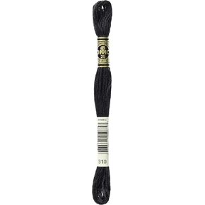 Dmc 6-Strand Embroidery Cotton 8.7yd-Black