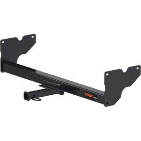 CURT 12177 Class 2 Trailer Hitch, 1-1/4-Inch Receiver, Compatible with Select Volkswagen Tiguan, GLOSS BLACK POWDER COAT