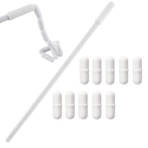 11 Pack 1 Inch Magnetic Stirrer Stir Bars + 10 Inch Magnetic Retriever