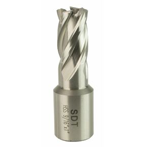 Steel Dragon Tools 9/16" x 1" High Speed Steel Annular Cutter with 3/4" Weldon Shank