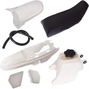 labwork Plastic Mudguard Body Kit with Seat Gas Tank Replacement for Yamaha PW50 PY50 Blue