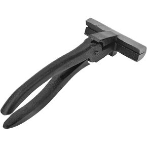 Oil Painting Canvas Stretching Pliers, Cast Iron Extra Wide Canvas Pliers, Black Handle Hand Tool Stretcher Bars Artist Framing Tool