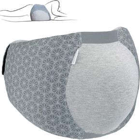 Babymoov Dream Belt Sleep Aid, Maternity Sleep Support & Wedge for Ultimate Comfort during Pregnancy, Small / Medium, Grey
