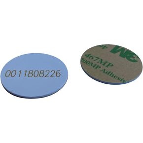 125 khz RFID Sticker,PVC Material 1mm Thick id Coin Key fobs (Pack of 10)