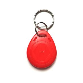 125kHz T5577 RFID Key Fob Proximity ID Token Label Rewritable(10PCS) (Black)