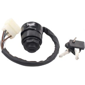 MOTOKU Ignition Switch with Key for Kawasaki Mule SX 2520 2510 2500 2030 2020 2010 550 520 500 ATV Side-by-Side UTV