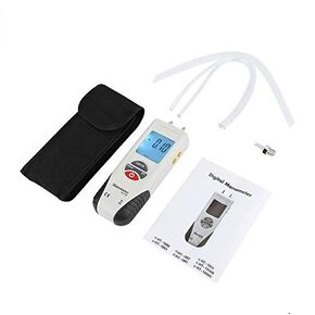 Digital Manometer HT-1890 Dual Port LCD Display Backlight Air Pressure Meter Differential Gauge Gas Pressure Tester with Storage Case 10Psi Max. Pressure in Saudi Arabia