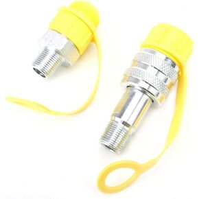 Hydraulic Coupling Set, Hydraulic Quick Disconnect Coupling,Zg3/8 Mechanical Oil Pipe Chrome Plated Steel Quick Disconnect Coupler With safety lock function 70Mpa