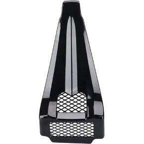 Gloss/Vivid Black Plastic Stretched Chin Spoiler Scoop Compatible for 1997-2013 Harley Touring Road Glide Street Glide Electra Glide Road King