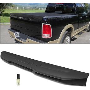 HECASA Air Design Tailgate Spoiler Compatible with 2009-2021 Dodge Ram Classic 1500 2500 3500 Replacement for #CH06A16 Black Cap Molding Top Protector