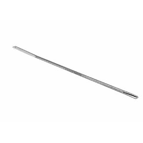 789-136 Hayman Style Micro Lab Spatula with V-Spoon/Bend-Tapered Ends, Length: 6.5", Stainless Steel