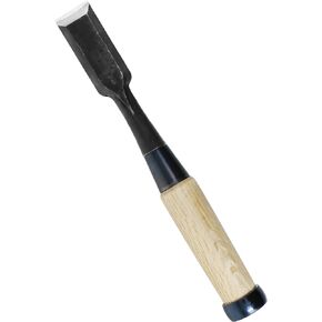 KAKURI Japanese Mortise Chisel for Woodworking 1/8" (3mm), Made in JAPAN, Wood Chisel Oire Nomi, Razor Sharp Japanese High Carbon Steel Blade, White Oak Wood Handle