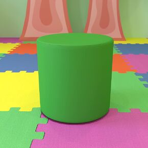 Flash Furniture Nicholas دائرة مرنة للجلوس للفصول الدراسية والمساحات المشتركة - ارتفاع المقعد 18 بوصة (أخضر)