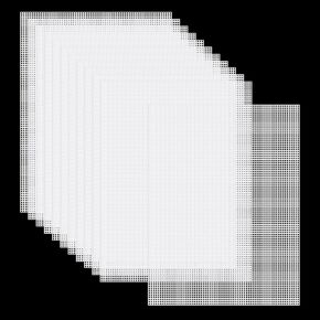 12 Pieces Mesh Plastic Canvas Sheets, 13x9.85inch Plastic Canvas for Embroidery Crafting, Cross Stitching, Making Jewelry Organizer, and Acrylic Yarn Crafting in Kuwait