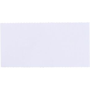 MasterVision FM1513 Data Card Replacements, 3 x 1-3/4 Inches, White, 500 Count