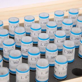50 Pieces of pin Gauge, 1-1.49 mm Plug pin gage Set 0.001 mm Tolerance Bearing Steel Precision Tool for Electronic Circuit Boards
