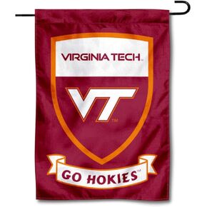 Virginia Tech Hokies Shield Garden Flag