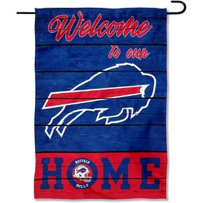 Buffalo Bills Welcome Home Decorative Garden Flag Double Sided Banner