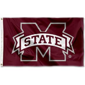 Mississippi State Bulldogs MSU University Large College Flag