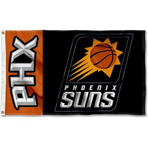 Phoenix Suns Black Indoor Outdoor Flag Banner