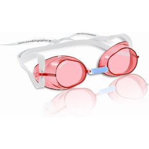 Malmsten Unisex's Swedish Goggles Standard, Red