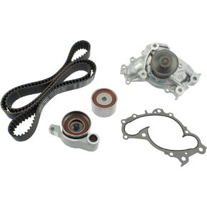 مجموعة حزام توقيت المحرك AISIN TKT-006 مع مضخة مياه - متوافقة مع مجموعة مختارة من Lexus ES300، ES330، RX330، RX400h Toyota Camry، Highlander، Sienna، Solara