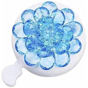 DRBIKE Kids Bike Bell for Girls, Replacement Bicycle Handlebar Bell with Plastic Flower, Cute Bike Safe Cycling Ring Horn, Kids Bike Accessories