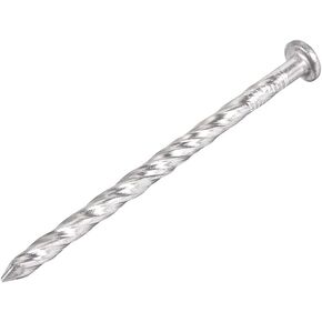 uxcell Spiral Deck Nails Stainless Steel Nail Spiral Shank 62mmx3mm(LxD), 80 Pcs