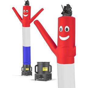 LookOurWay Air Dancers Wacky Waving Inflatable Tube Man Set - 7ft Tall Advertising Air Dancer Waving Man Inflatable Tube Guy with Sky Dancer Blower - Green