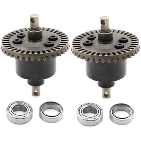 2PCS Differential Front & Rear Diff for 1/10 Traxxas Slash 4X4 VXL Stampede Rustler