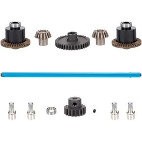 RC Car Metal Differential Kit - 38T & 17T Differential Gears, Drive Shaft, Steering Hub for WLtoys A949/A959/A969/A979/K929/A959-B/A969-B/A979-B/K929-B RC Car