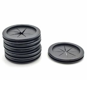 Rubber Grommets for Wiring Firewall Hole Plugs Wire Protection Grommet Electrical Appliance Tubing Plumbing 6 Pack 3-1/8" Drill Hole (2-3/4" ID)