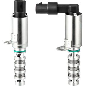 Intake & Exhaust Engine Variable Valve Timing (VVT) Solenoid Replacement for Hyundai Elantra Kona Sonata Hybrid Tucson, Oil Control VVT Valve Engine Replace OE 24375-2E100 & 24355-2E100